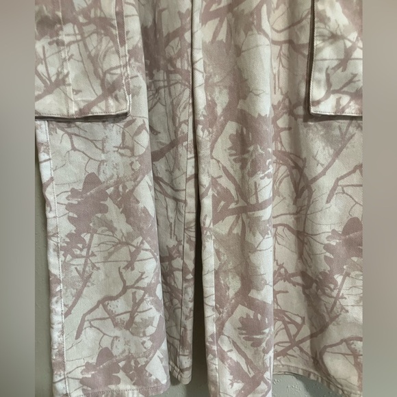 NWT Refrain Los Angeles‎ Grunge Camo Street Wear Wide Leg Cargo Pants Size 38x30 - Picture 6 of 11